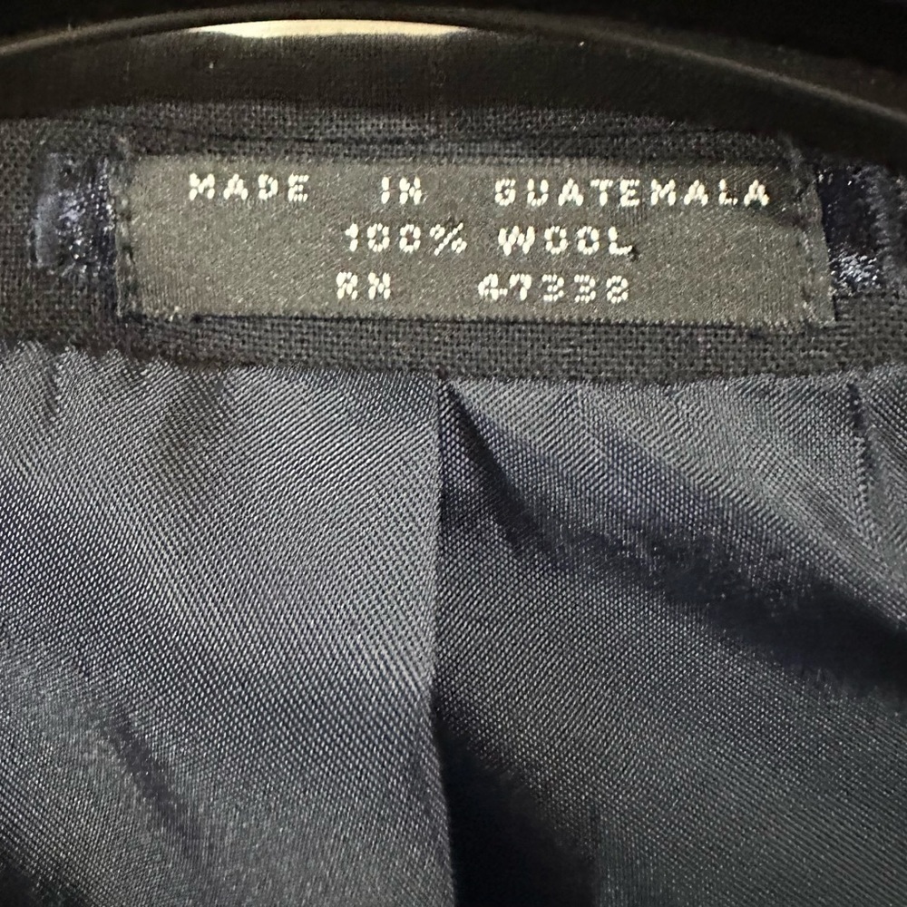 Classic Navy Versini Men's Blazer 44 Regular - Picture 3 of 7